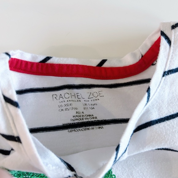 Rachel Zoe Toddler Girl Cherries Sequin Top - 4T - Picture 3 of 4